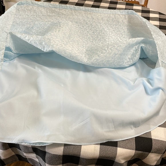 Anthropologie Mare Birdie Babydoll Mini Dress Size M Blue Texture - Picture 14 of 16